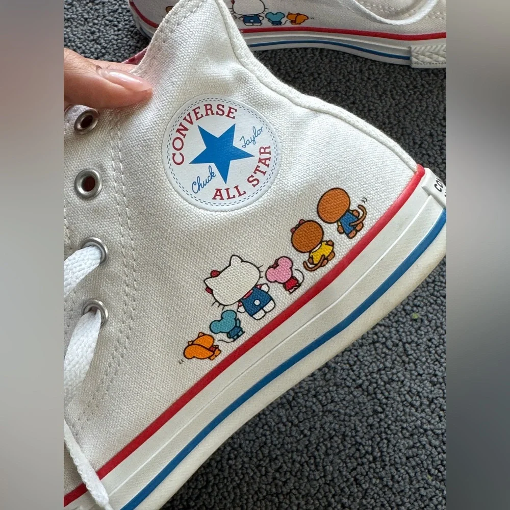 Hello Kitty high top converse - Picture 10 of 14